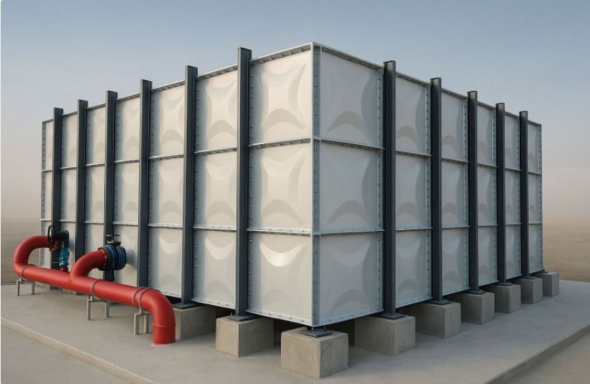 Projeye �zel �l�� Mod�ler Su Deposu �retimi